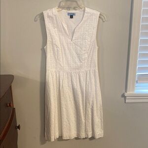 Cynthia Rowley White Sleeveless Dress